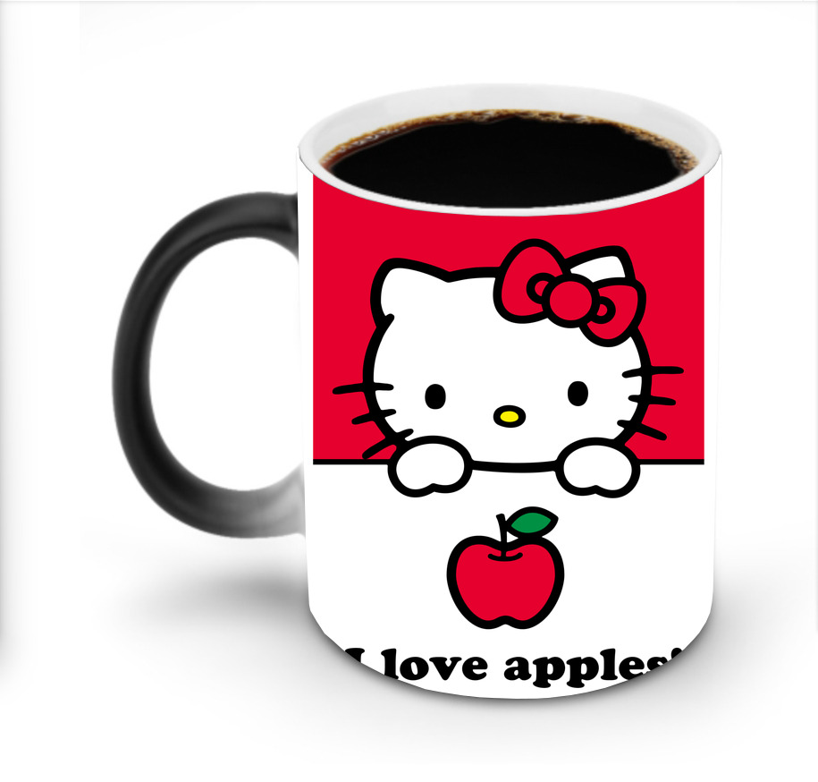（画像用） Hello Kitty ハローキティ 温度変色マグカップ