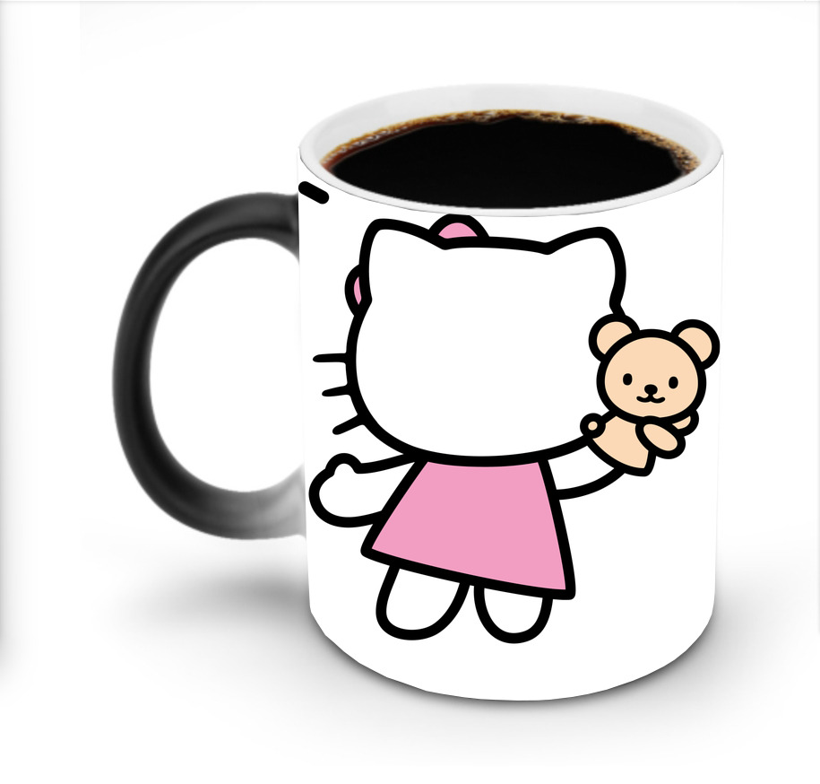 （画像用） Hello Kitty ハローキティ 温度変色マグカップ