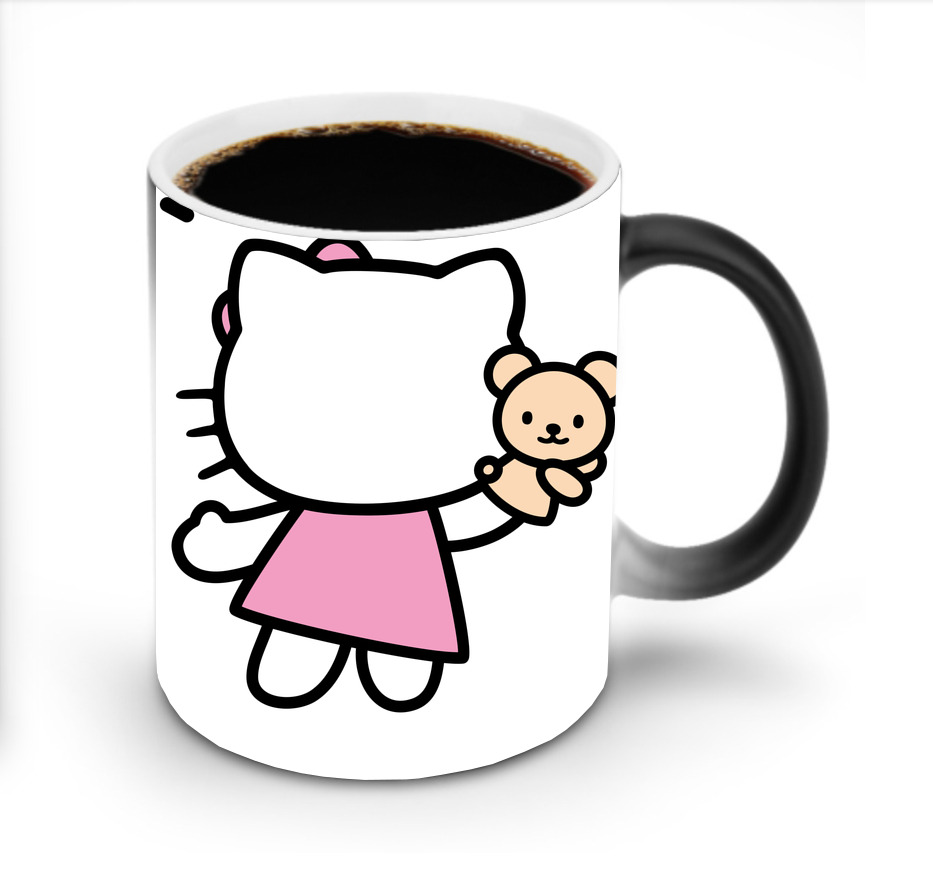（画像用） Hello Kitty ハローキティ 温度変色マグカップ