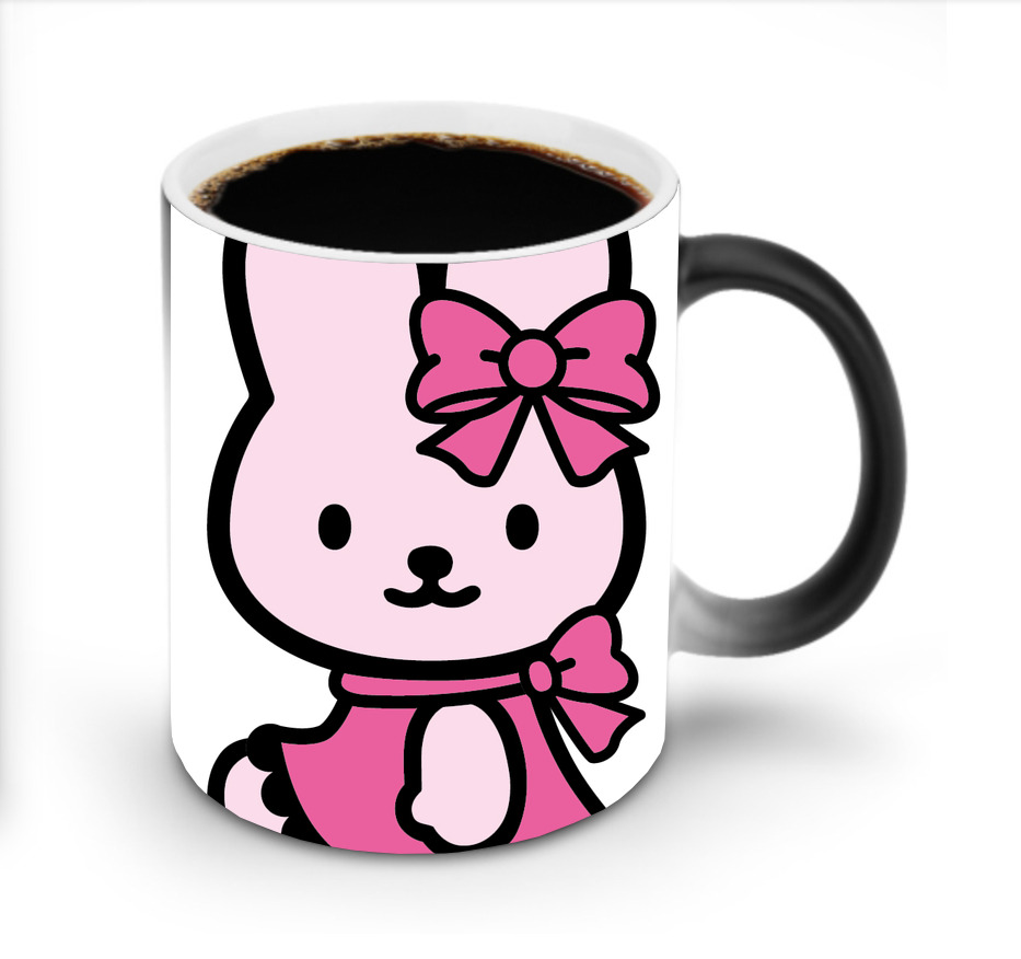 （画像用） Hello Kitty ハローキティ 温度変色マグカップ
