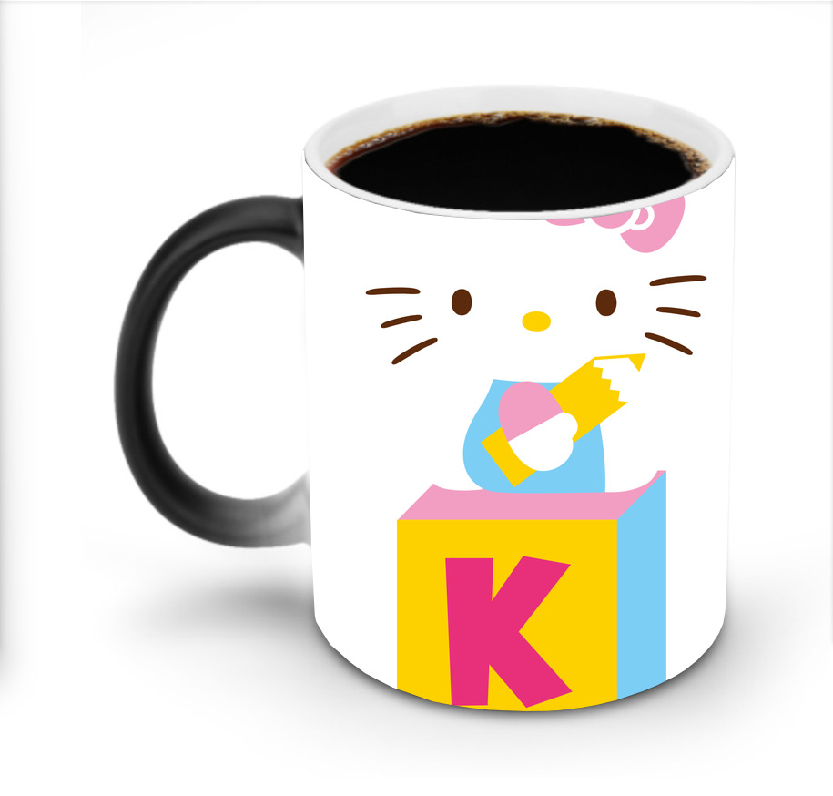 （画像用） Hello Kitty ハローキティ 温度変色マグカップ