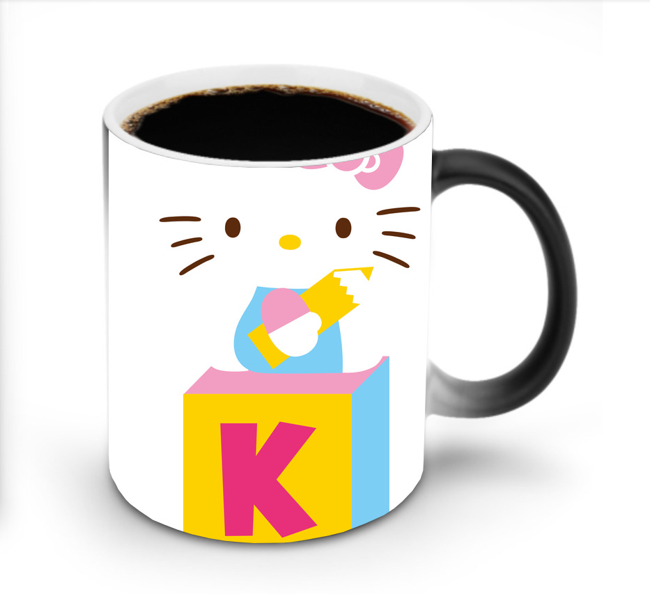 （画像用） Hello Kitty ハローキティ 温度変色マグカップ