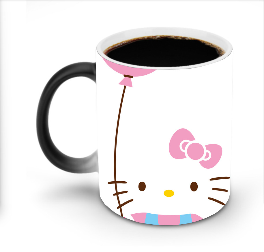 （画像用） Hello Kitty ハローキティ 温度変色マグカップ