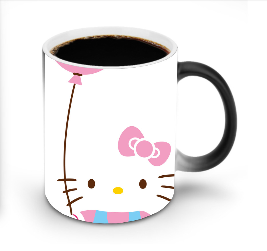 （画像用） Hello Kitty ハローキティ 温度変色マグカップ