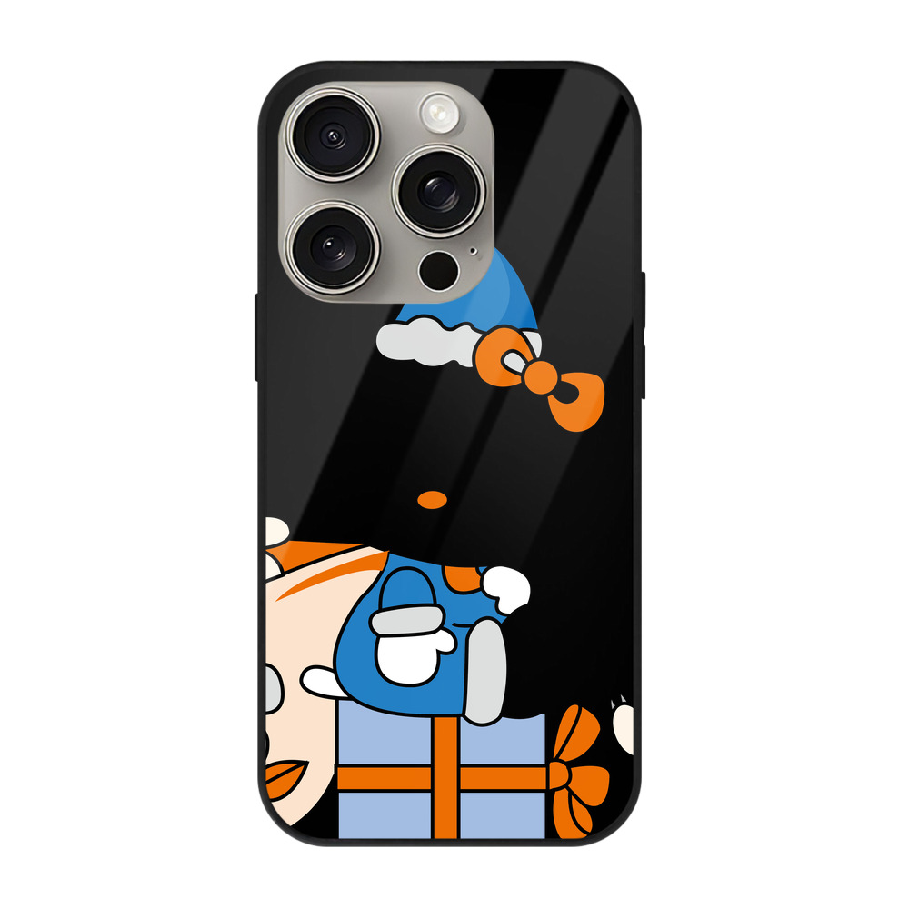 （画像用） Hello Kitty ハローキティ 【iPhone15Pro対応】スマホケース 耐衝撃＆黄変防止 背面ガラス