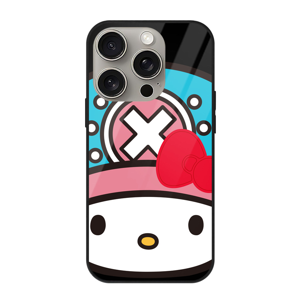 （画像用） Hello Kitty ハローキティ 【iPhone15Pro対応】スマホケース 耐衝撃＆黄変防止 背面ガラス