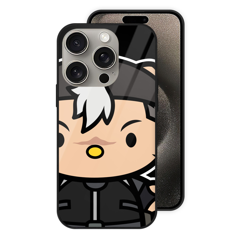 （画像用） Hello Kitty ハローキティ 【iPhone15Pro対応】スマホケース 耐衝撃＆黄変防止 背面ガラス
