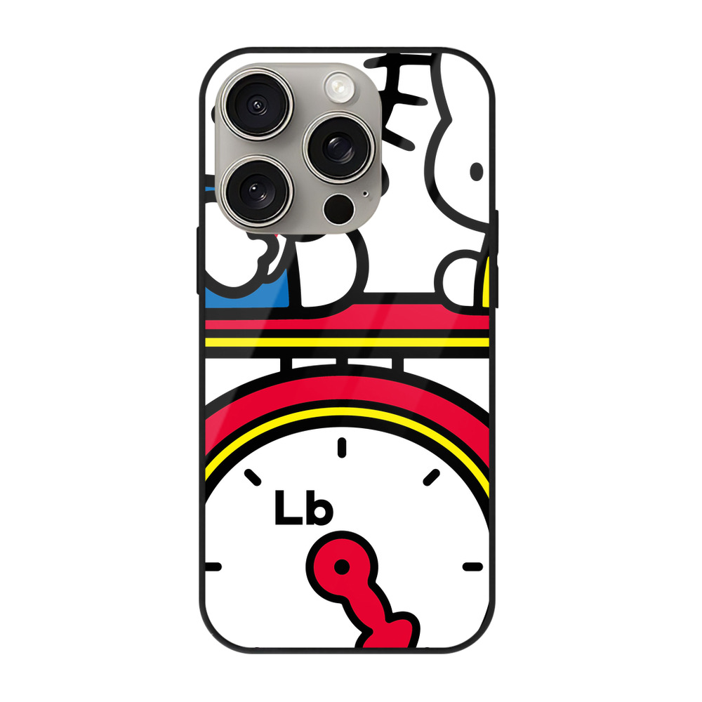 （画像用） Hello Kitty ハローキティ 【iPhone15Pro対応】スマホケース 耐衝撃＆黄変防止 背面ガラス
