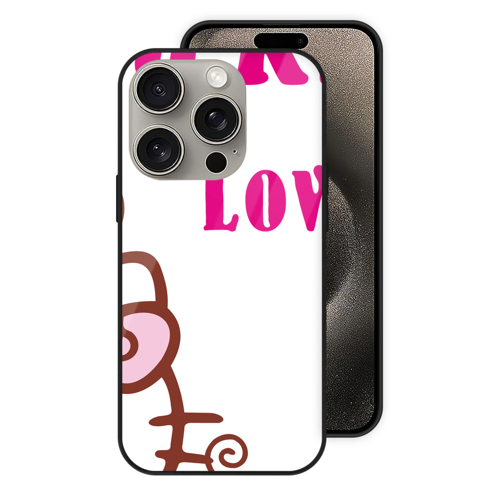 （画像用） Hello Kitty ハローキティ 【iPhone15Pro対応】スマホケース 耐衝撃＆黄変防止 背面ガラス
