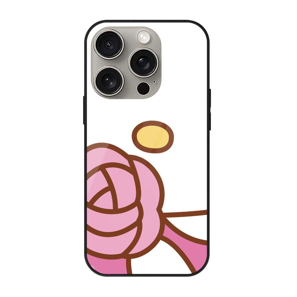 （画像用） Hello Kitty ハローキティ 【iPhone15Pro対応】スマホケース 耐衝撃＆黄変防止 背面ガラス