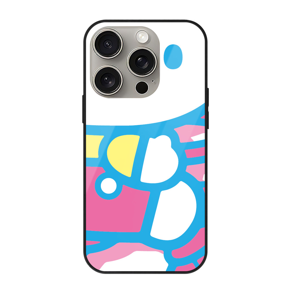 （画像用） Hello Kitty ハローキティ 【iPhone15Pro対応】スマホケース 耐衝撃＆黄変防止 背面ガラス