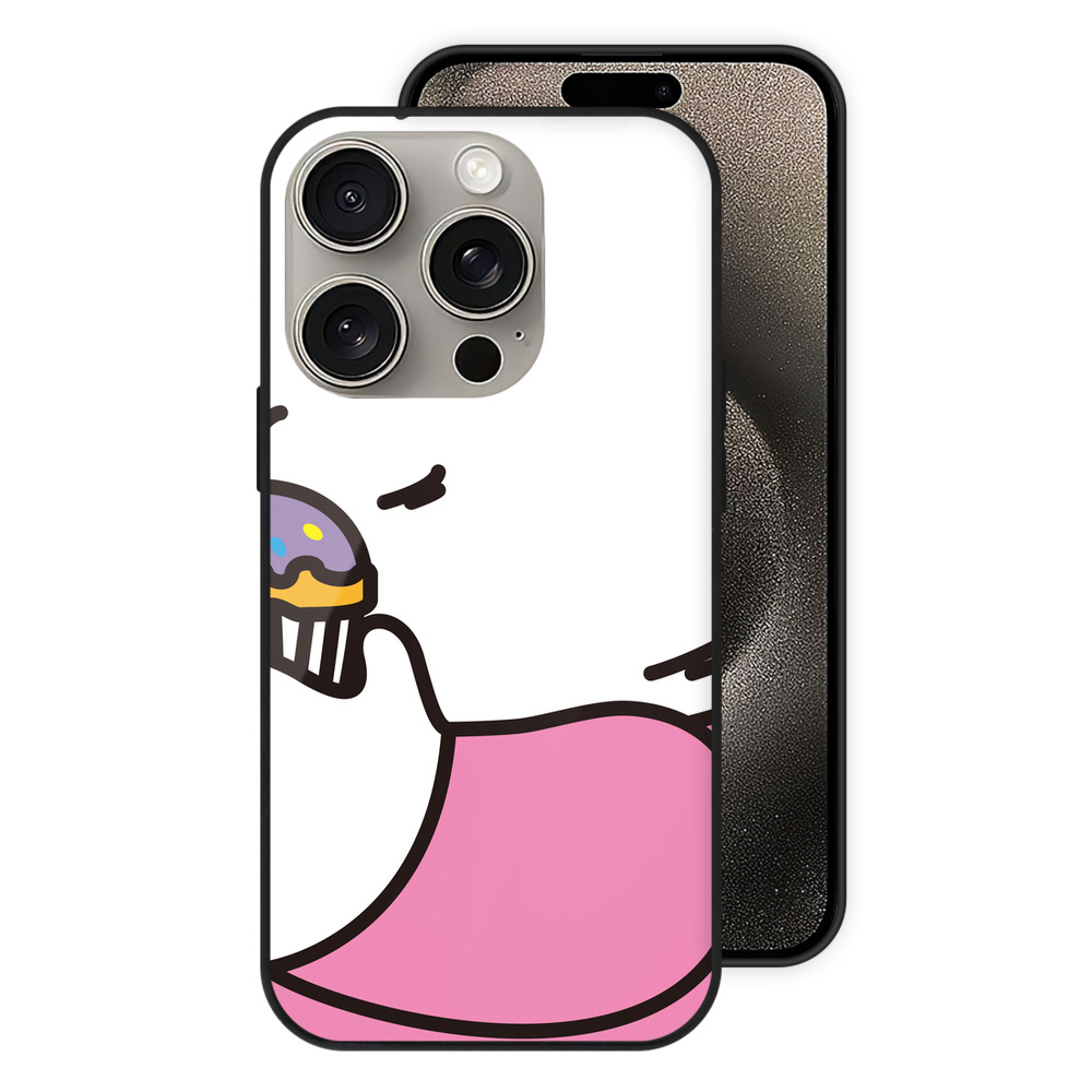 （画像用） Hello Kitty ハローキティ 【iPhone15Pro対応】スマホケース 耐衝撃＆黄変防止 背面ガラス