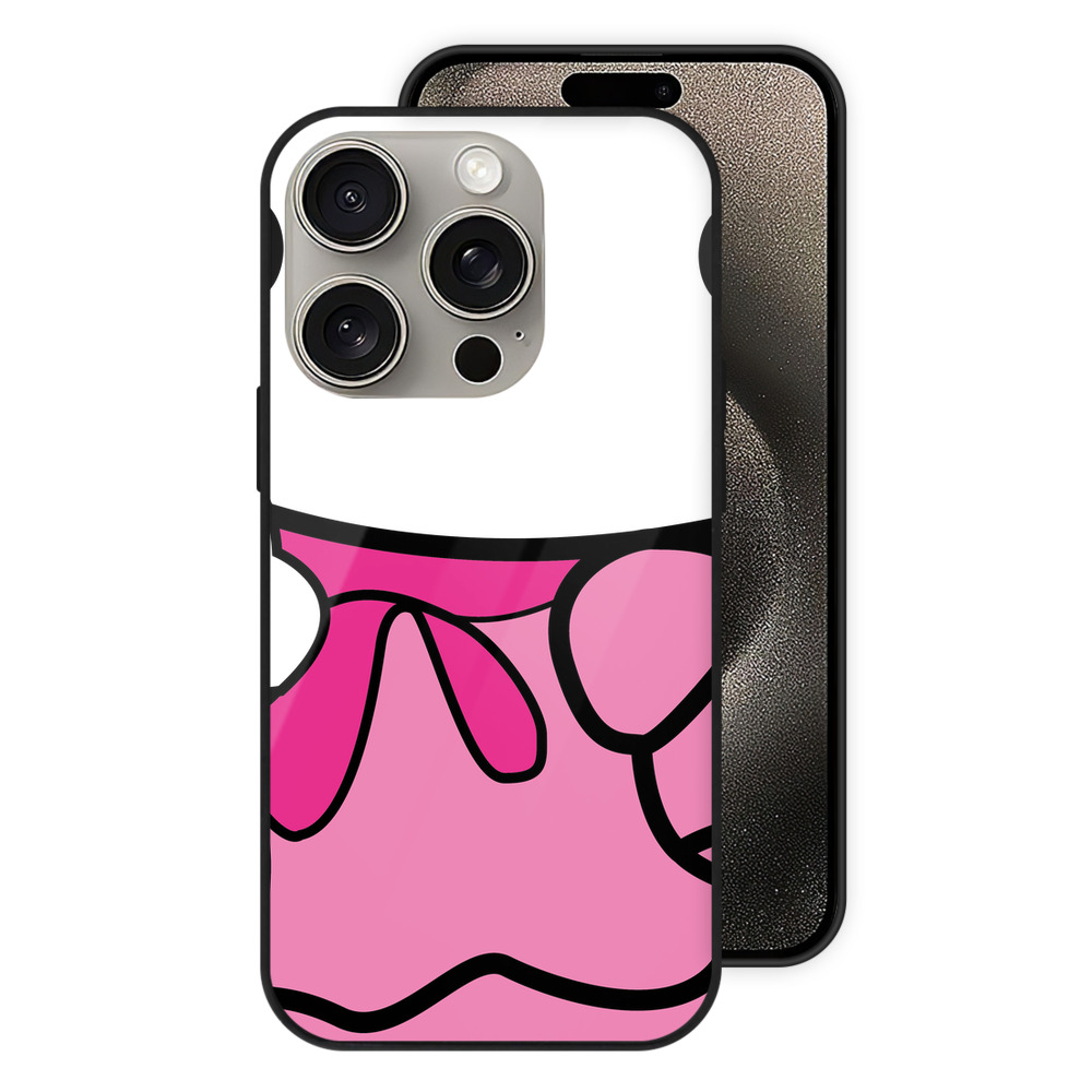 （画像用） Hello Kitty ハローキティ 【iPhone15Pro対応】スマホケース 耐衝撃＆黄変防止 背面ガラス