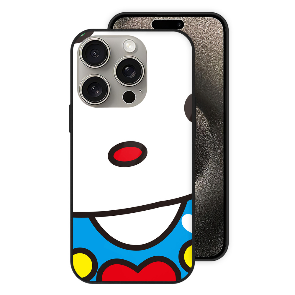 （画像用） Hello Kitty ハローキティ 【iPhone15Pro対応】スマホケース 耐衝撃＆黄変防止 背面ガラス