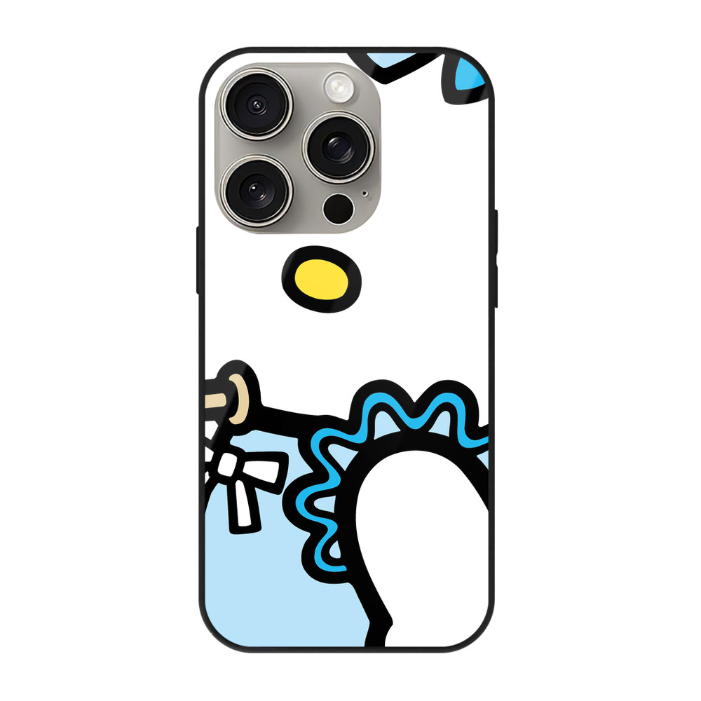 （画像用） Hello Kitty ハローキティ 【iPhone15Pro対応】スマホケース 耐衝撃＆黄変防止 背面ガラス