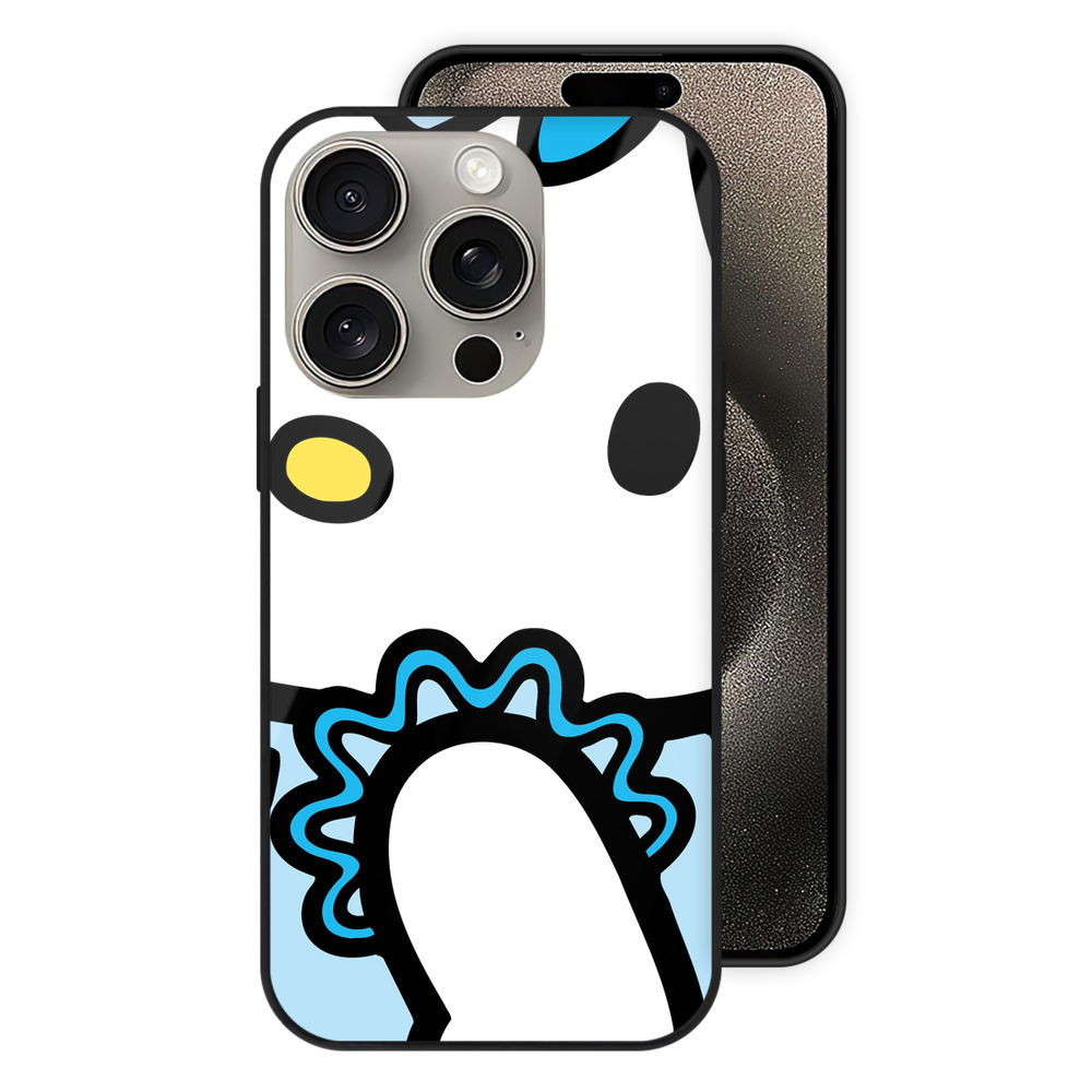 （画像用） Hello Kitty ハローキティ 【iPhone15Pro対応】スマホケース 耐衝撃＆黄変防止 背面ガラス