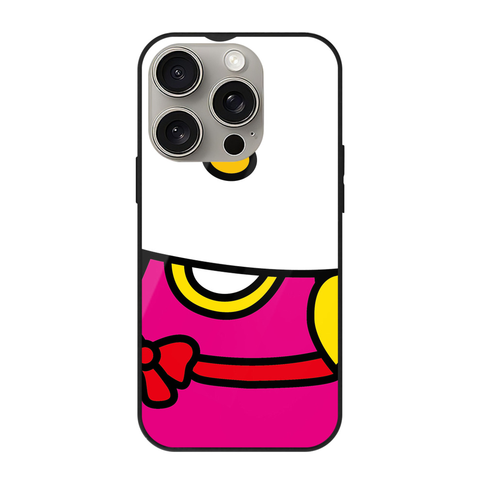 （画像用） Hello Kitty ハローキティ 【iPhone15Pro対応】スマホケース 耐衝撃＆黄変防止 背面ガラス