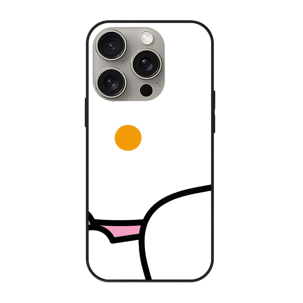 （画像用） Hello Kitty ハローキティ 【iPhone15Pro対応】スマホケース 耐衝撃＆黄変防止 背面ガラス