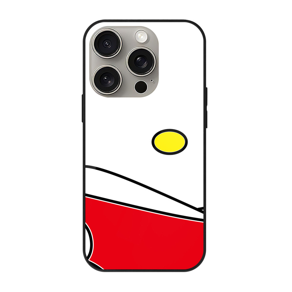 （画像用） Hello Kitty ハローキティ 【iPhone15Pro対応】スマホケース 耐衝撃＆黄変防止 背面ガラス