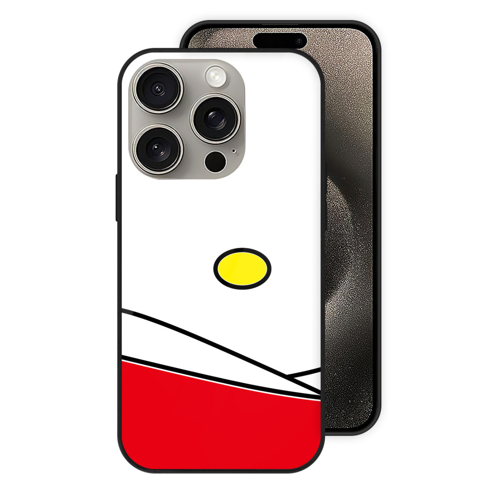 （画像用） Hello Kitty ハローキティ 【iPhone15Pro対応】スマホケース 耐衝撃＆黄変防止 背面ガラス