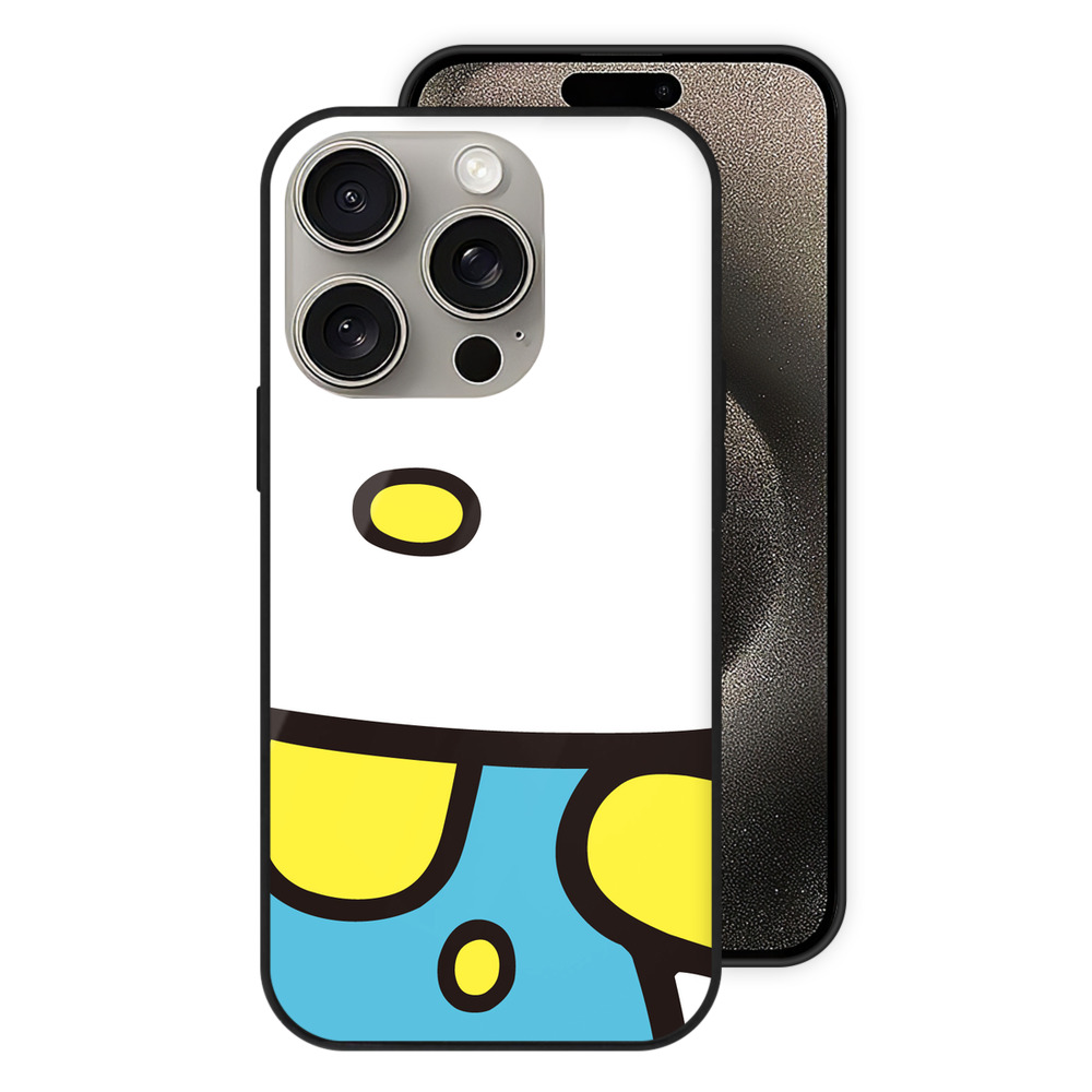 （画像用） Hello Kitty ハローキティ 【iPhone15Pro対応】スマホケース 耐衝撃＆黄変防止 背面ガラス