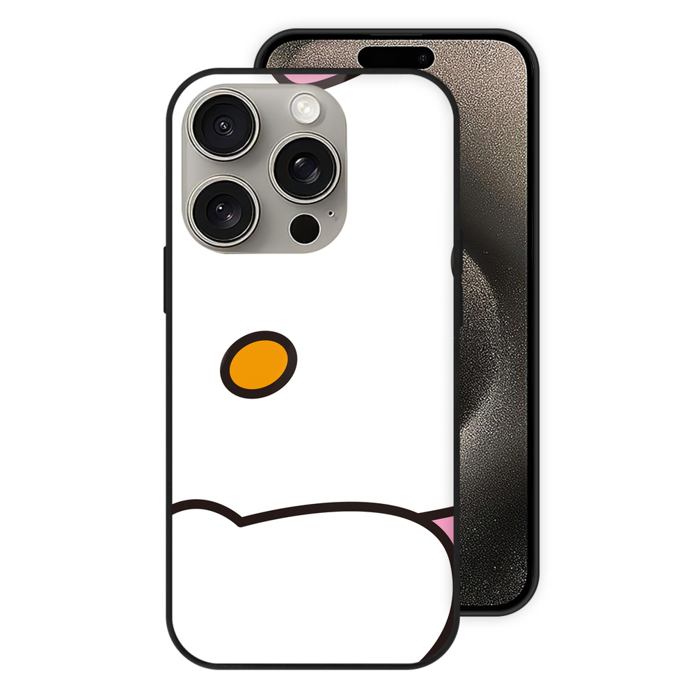 （画像用） Hello Kitty ハローキティ 【iPhone15Pro対応】スマホケース 耐衝撃＆黄変防止 背面ガラス