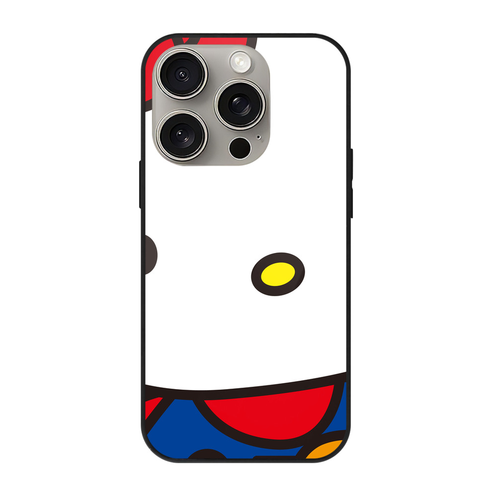 （画像用） Hello Kitty ハローキティ 【iPhone15Pro対応】スマホケース 耐衝撃＆黄変防止 背面ガラス