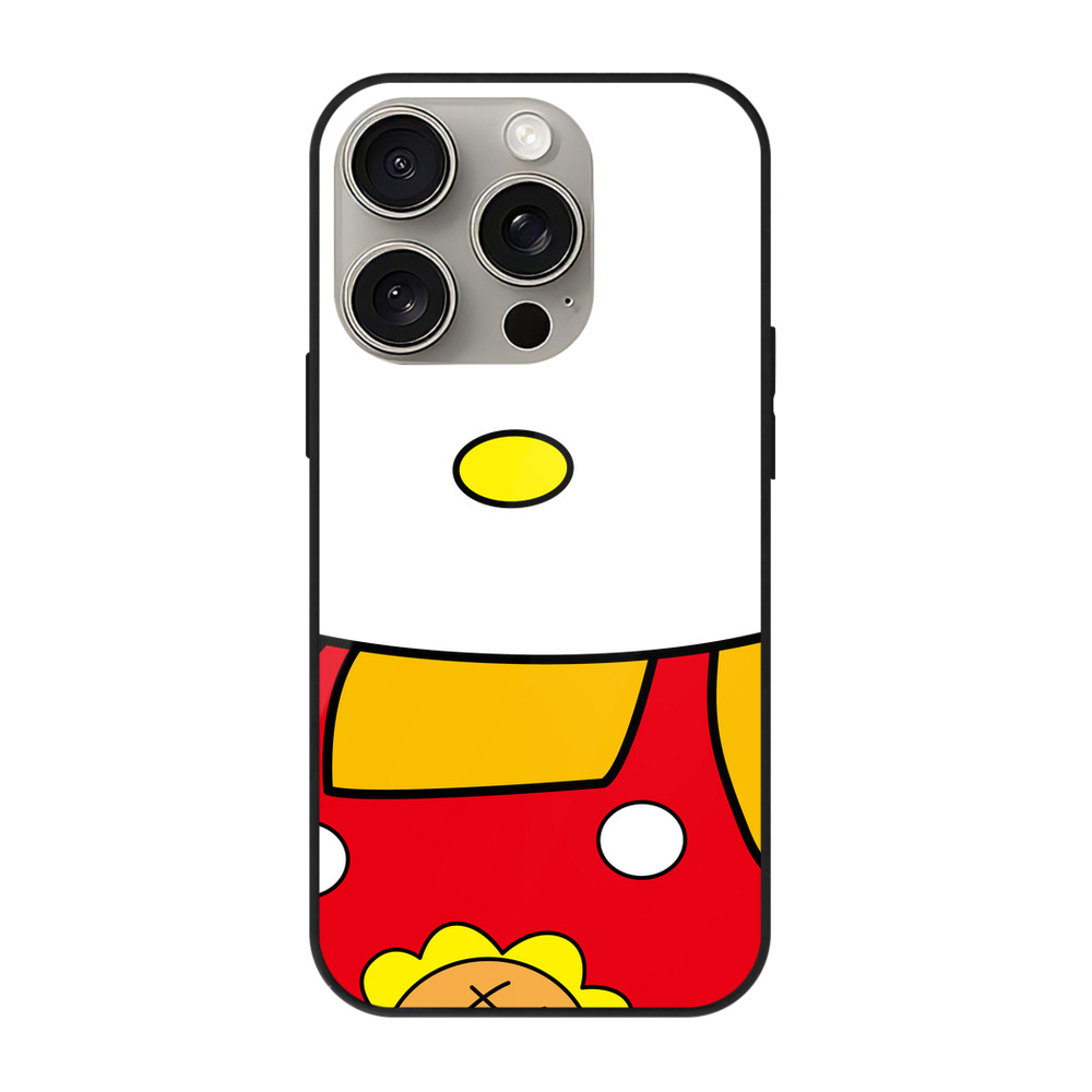 （画像用） Hello Kitty ハローキティ 【iPhone15Pro対応】スマホケース 耐衝撃＆黄変防止 背面ガラス