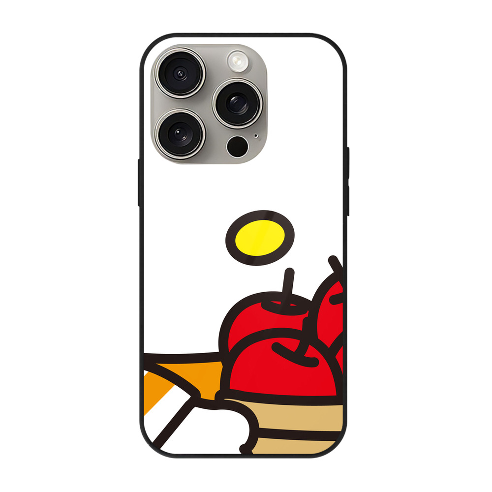 （画像用） Hello Kitty ハローキティ 【iPhone15Pro対応】スマホケース 耐衝撃＆黄変防止 背面ガラス