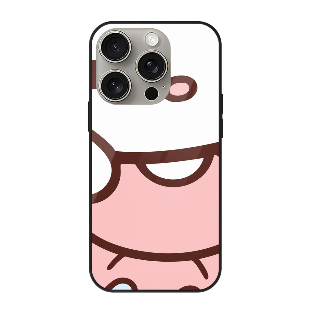 （画像用） Hello Kitty ハローキティ 【iPhone15Pro対応】スマホケース 耐衝撃＆黄変防止 背面ガラス