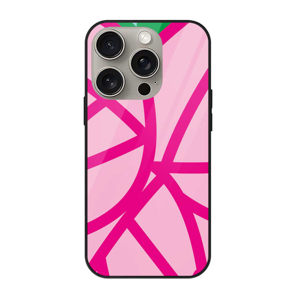 （画像用） Hello Kitty ハローキティ 【iPhone15Pro対応】スマホケース 耐衝撃＆黄変防止 背面ガラス