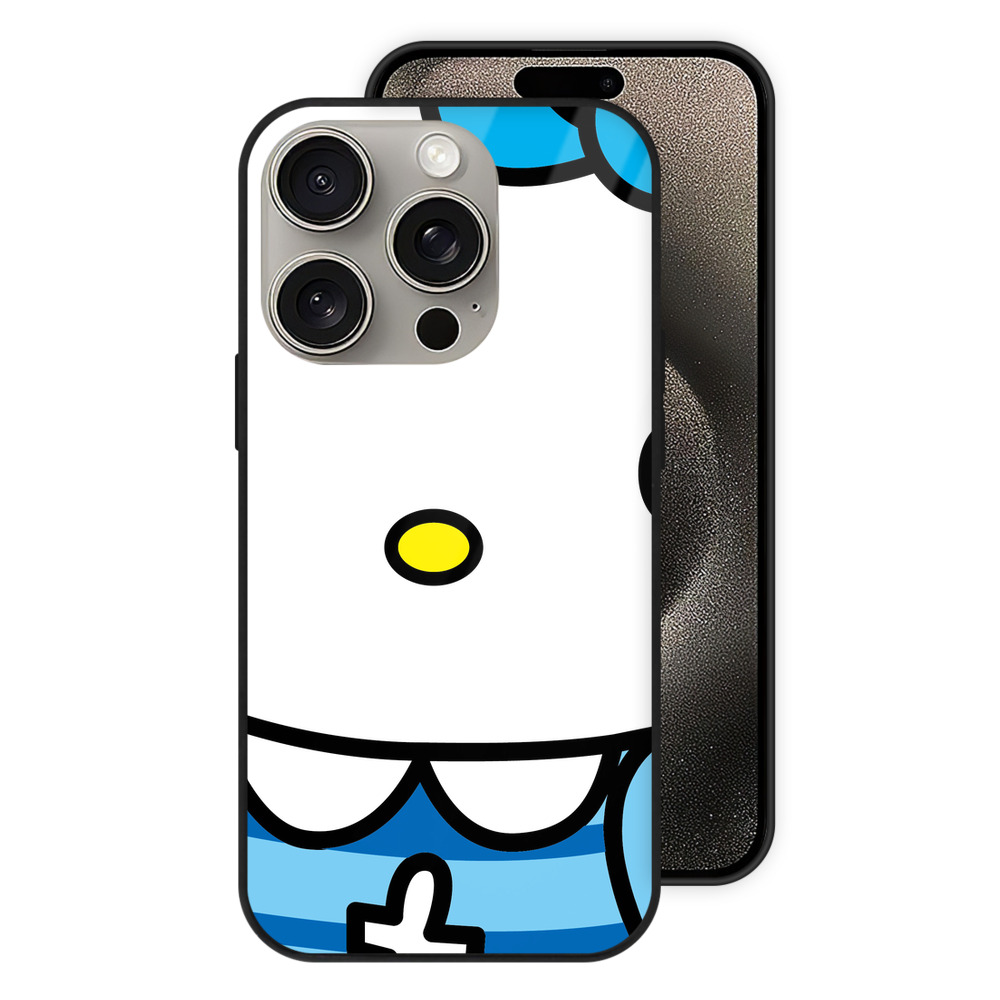 （画像用） Hello Kitty ハローキティ 【iPhone15Pro対応】スマホケース 耐衝撃＆黄変防止 背面ガラス