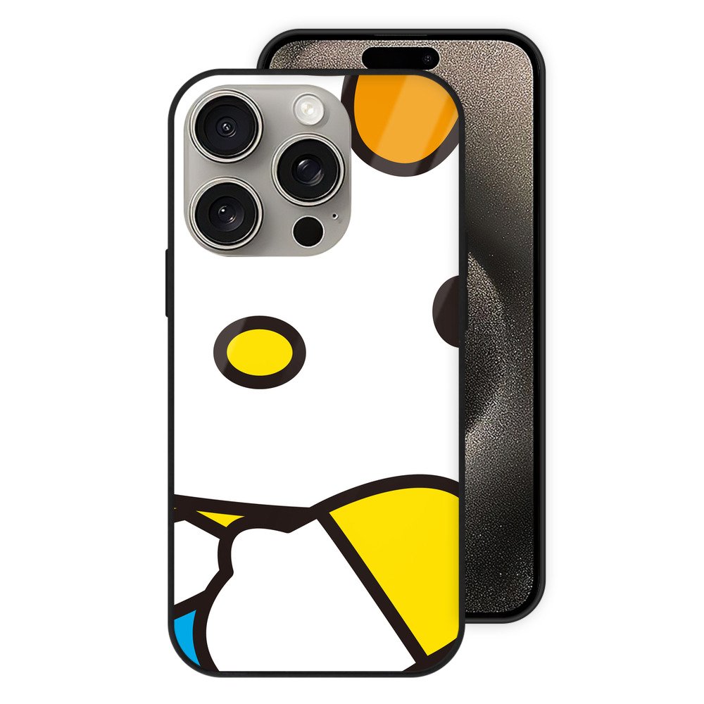 （画像用） Hello Kitty ハローキティ 【iPhone15Pro対応】スマホケース 耐衝撃＆黄変防止 背面ガラス