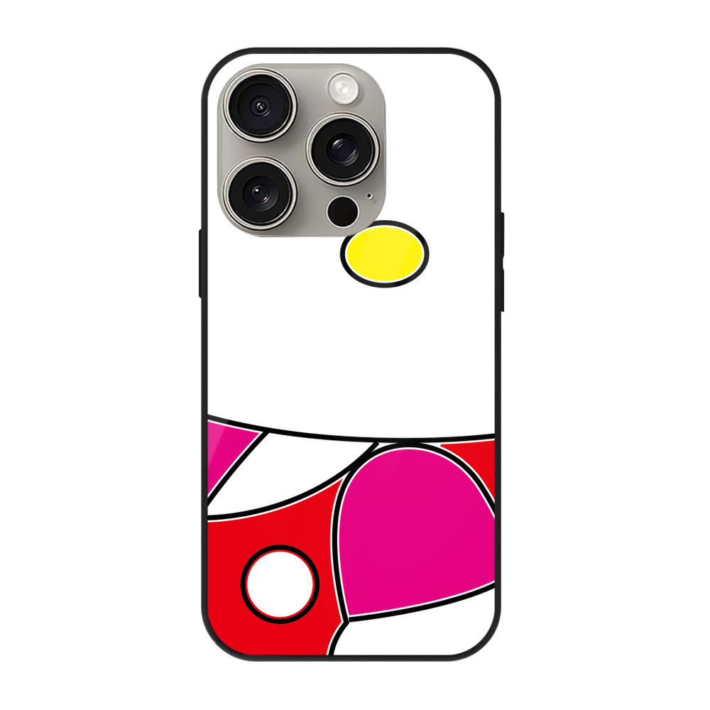 （画像用） Hello Kitty ハローキティ 【iPhone15Pro対応】スマホケース 耐衝撃＆黄変防止 背面ガラス