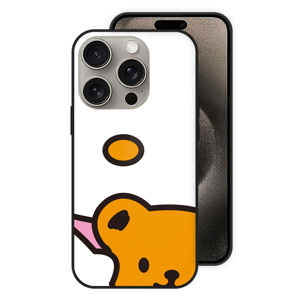 （画像用） Hello Kitty ハローキティ 【iPhone15Pro対応】スマホケース 耐衝撃＆黄変防止 背面ガラス