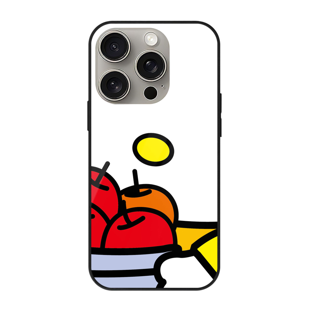 （画像用） Hello Kitty ハローキティ 【iPhone15Pro対応】スマホケース 耐衝撃＆黄変防止 背面ガラス