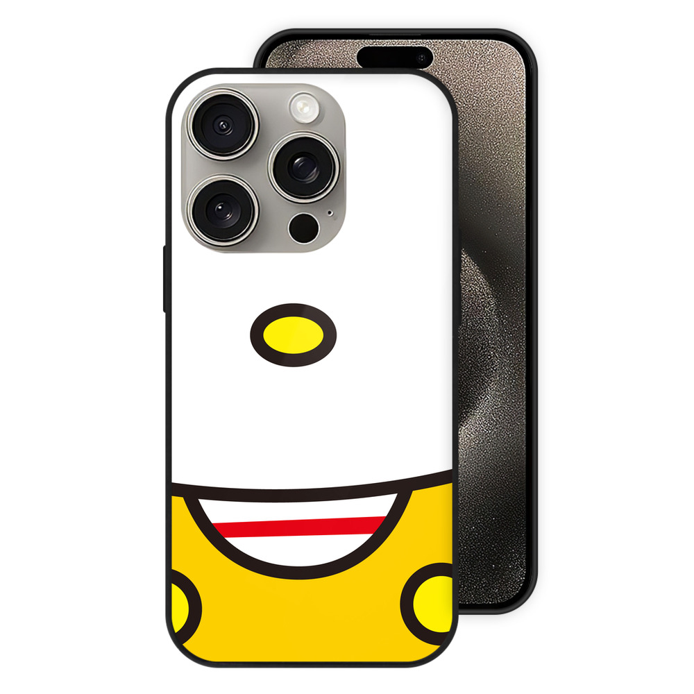 （画像用） Hello Kitty ハローキティ 【iPhone15Pro対応】スマホケース 耐衝撃＆黄変防止 背面ガラス