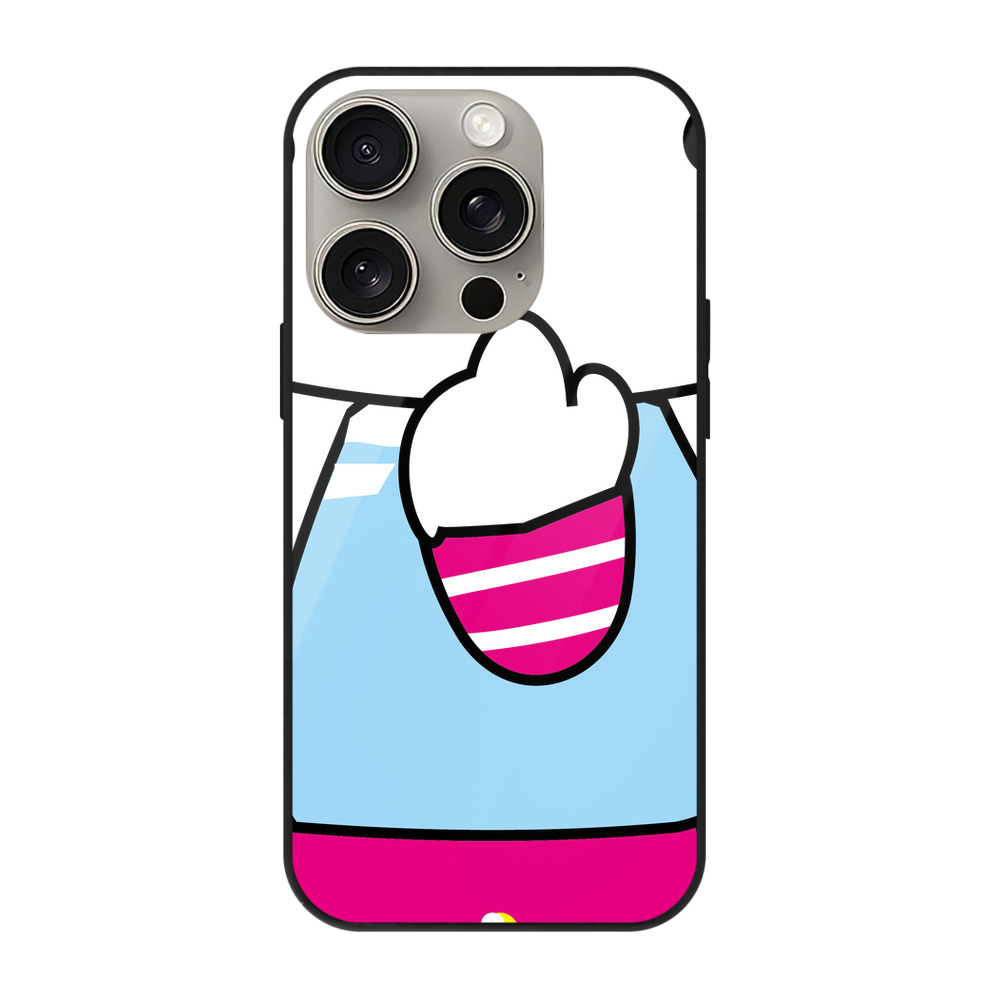 （画像用） Hello Kitty ハローキティ 【iPhone15Pro対応】スマホケース 耐衝撃＆黄変防止 背面ガラス