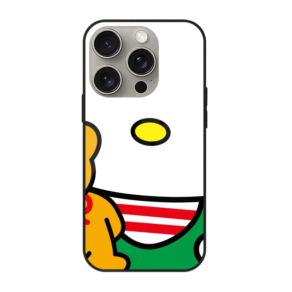 （画像用） Hello Kitty ハローキティ 【iPhone15Pro対応】スマホケース 耐衝撃＆黄変防止 背面ガラス