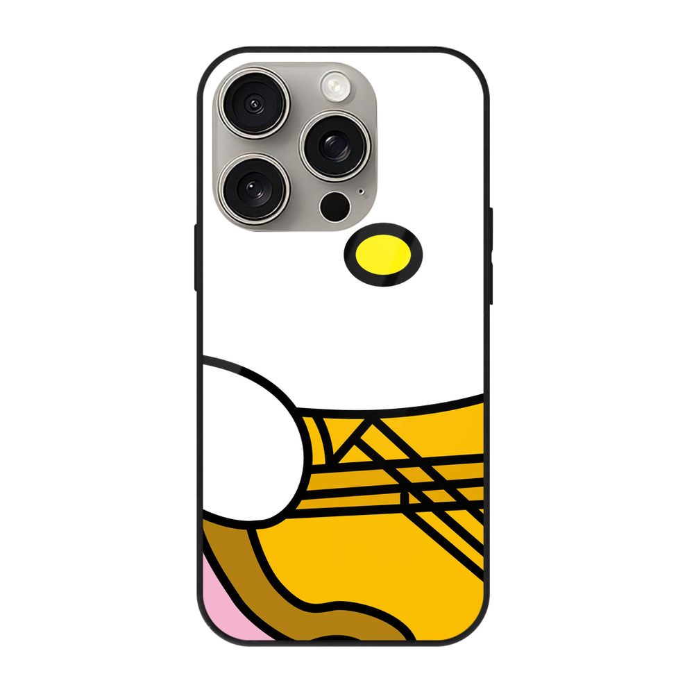 （画像用） Hello Kitty ハローキティ 【iPhone15Pro対応】スマホケース 耐衝撃＆黄変防止 背面ガラス