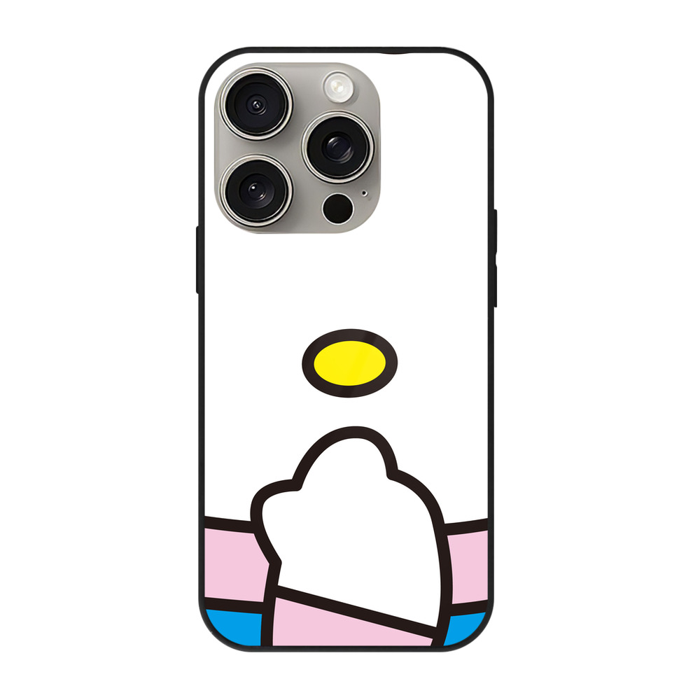 （画像用） Hello Kitty ハローキティ 【iPhone15Pro対応】スマホケース 耐衝撃＆黄変防止 背面ガラス