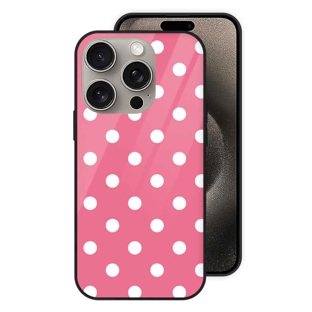 （画像用） Hello Kitty ハローキティ 【iPhone15Pro対応】スマホケース 耐衝撃＆黄変防止 背面ガラス