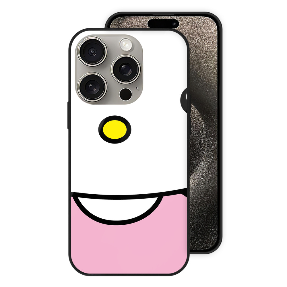 （画像用） Hello Kitty ハローキティ 【iPhone15Pro対応】スマホケース 耐衝撃＆黄変防止 背面ガラス
