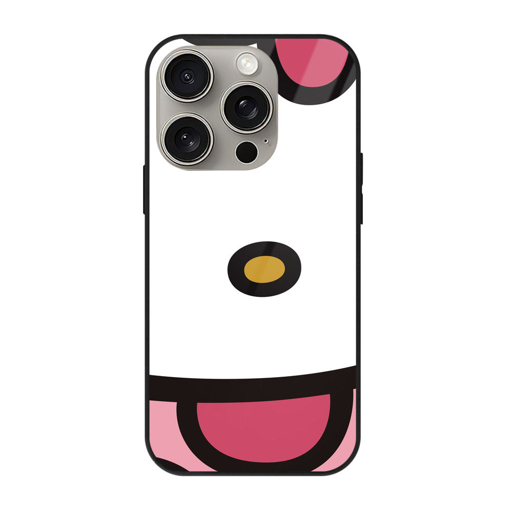 （画像用） Hello Kitty ハローキティ 【iPhone15Pro対応】スマホケース 耐衝撃＆黄変防止 背面ガラス