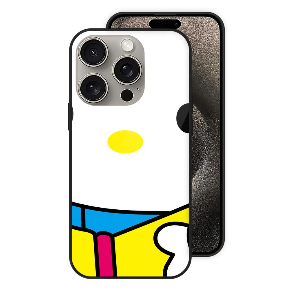 （画像用） Hello Kitty ハローキティ 【iPhone15Pro対応】スマホケース 耐衝撃＆黄変防止 背面ガラス