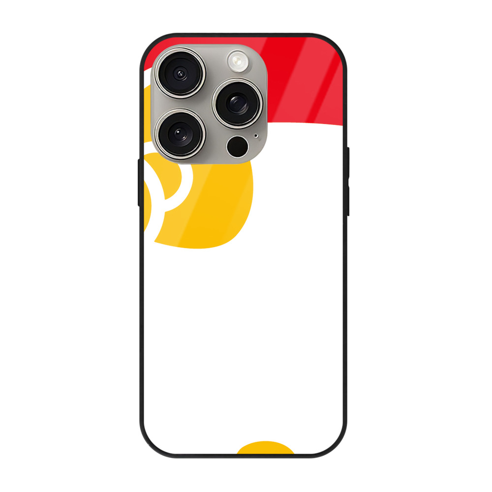 （画像用） Hello Kitty ハローキティ 【iPhone15Pro対応】スマホケース 耐衝撃＆黄変防止 背面ガラス
