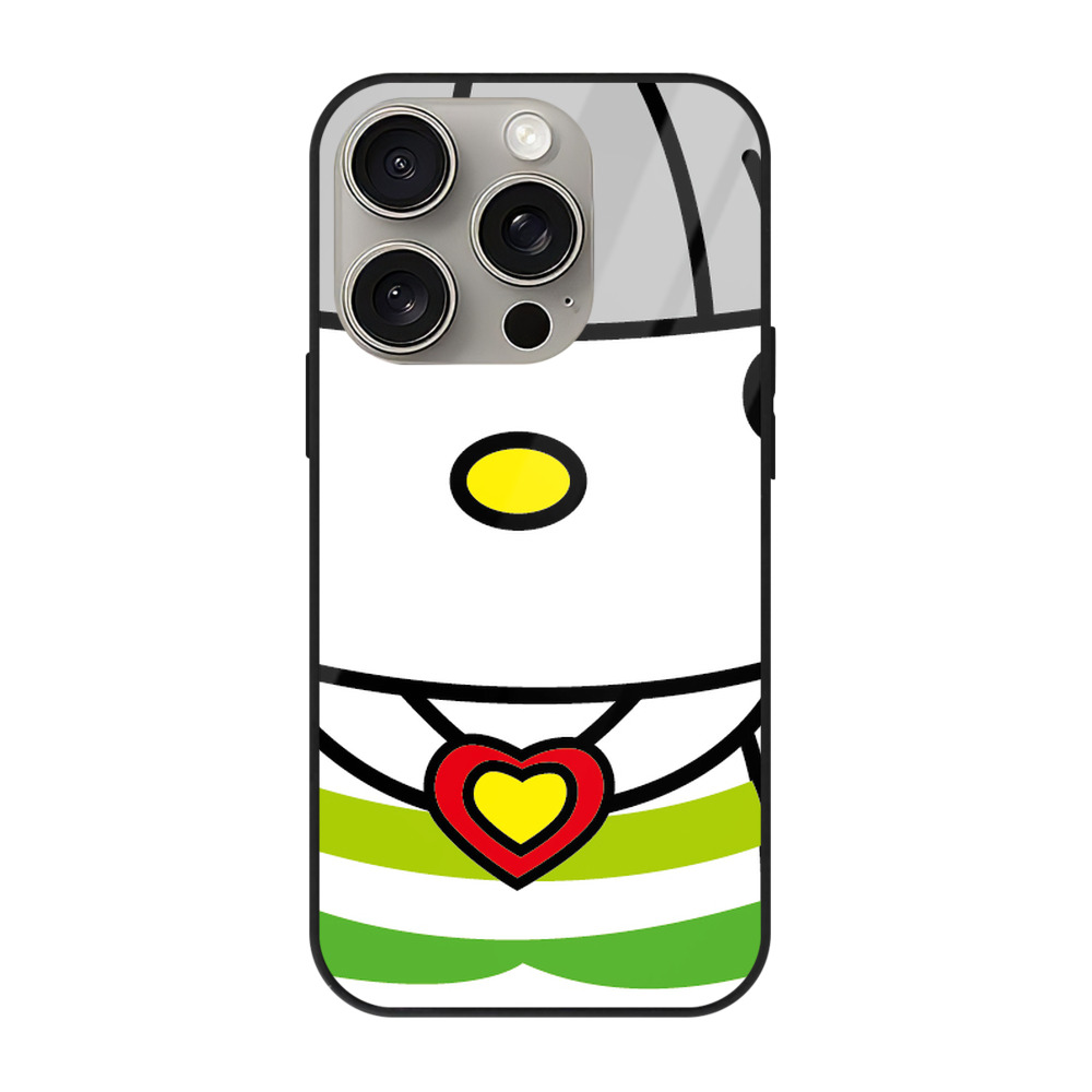（画像用） Hello Kitty ハローキティ 【iPhone15Pro対応】スマホケース 耐衝撃＆黄変防止 背面ガラス