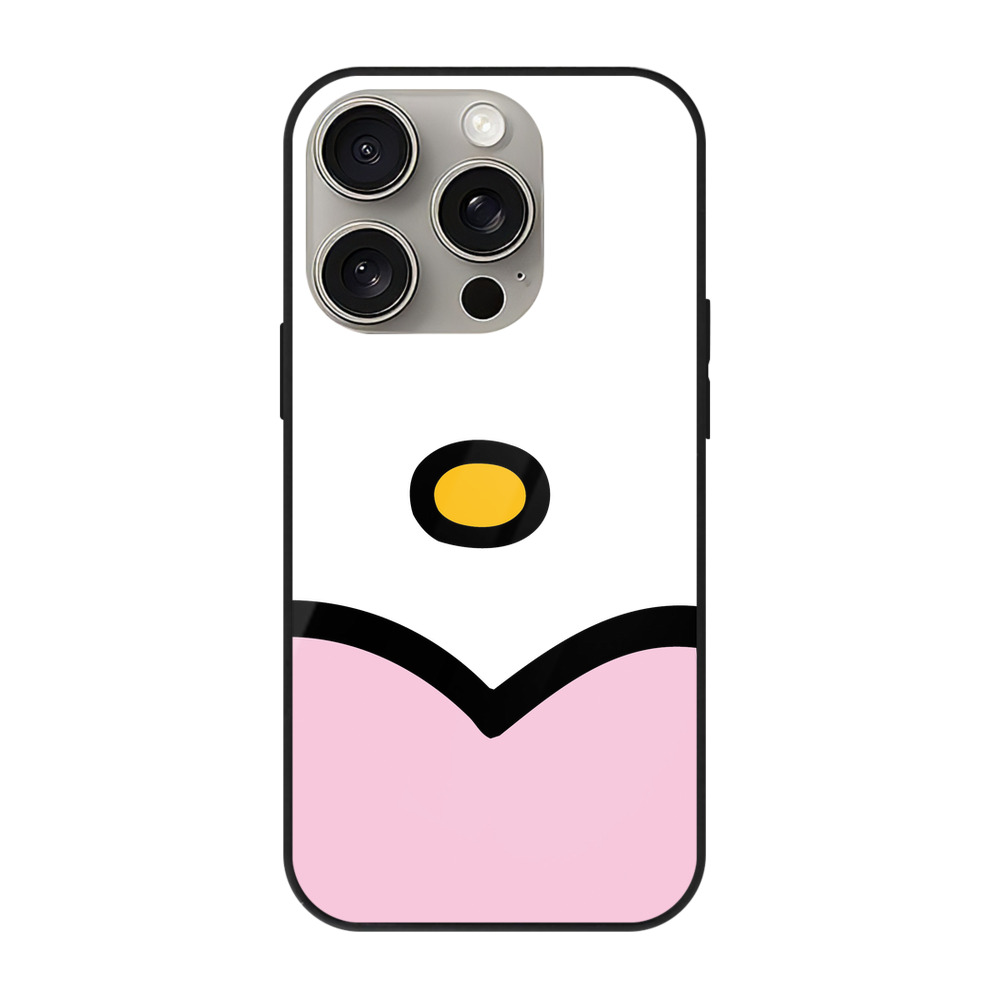 （画像用） Hello Kitty ハローキティ 【iPhone15Pro対応】スマホケース 耐衝撃＆黄変防止 背面ガラス