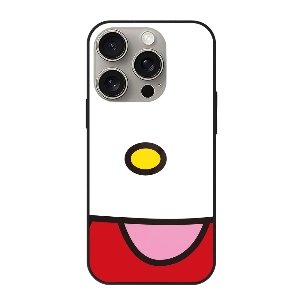 （画像用） Hello Kitty ハローキティ 【iPhone15Pro対応】スマホケース 耐衝撃＆黄変防止 背面ガラス
