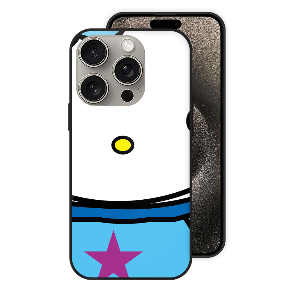 （画像用） Hello Kitty ハローキティ 【iPhone15Pro対応】スマホケース 耐衝撃＆黄変防止 背面ガラス